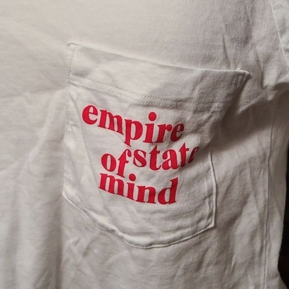 PINK Victoria's Secret XS Empire State of Mind Cropped Long Sleeve T-Shirt - Picture 4 of 6